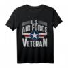 Patriotisches USAF Veteranen T-Shirt mit Vintage-Flugzeug-Rundel  Perfektes Geschenk für pensionierte Luftwaffe Opa, Oma oder Air Force Fans