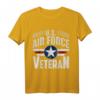 Patriotisches USAF Veteranen T-Shirt mit Vintage-Flugzeug-Rundel  Perfektes Geschenk für pensionierte Luftwaffe Opa, Oma oder Air Force Fans