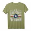 Patriotisches USAF Veteranen T-Shirt mit Vintage-Flugzeug-Rundel  Perfektes Geschenk für pensionierte Luftwaffe Opa, Oma oder Air Force Fans