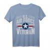 Patriotisches USAF Veteranen T-Shirt mit Vintage-Flugzeug-Rundel  Perfektes Geschenk für pensionierte Luftwaffe Opa, Oma oder Air Force Fans