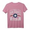 Patriotisches USAF Veteranen T-Shirt mit Vintage-Flugzeug-Rundel  Perfektes Geschenk für pensionierte Luftwaffe Opa, Oma oder Air Force Fans