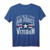 Patriotisches USAF Veteranen T-Shirt mit Vintage-Flugzeug-Rundel  Perfektes Geschenk für pensionierte Luftwaffe Opa, Oma oder Air Force Fans