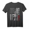 Black Rifles Matter - Lustiges Waffenrechte T-Shirt für Waffenbesitzer, Militär & Pro Gun Supporter