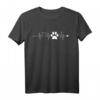 Hunde Katzen Herzschlag T-Shirt - Persönliches Tiermotiv für Herrchen und Frauchen, Perfektes Geschenk zum Geburtstag, Weihnachten & Ostern
