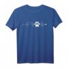 Hunde Katzen Herzschlag T-Shirt - Persönliches Tiermotiv für Herrchen und Frauchen, Perfektes Geschenk zum Geburtstag, Weihnachten & Ostern