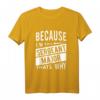 Weil ich der Sergeant Major SGM bin - Lustiges Militär T-Shirt für Beförderung, Veteranen & Ruhestand