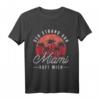 Der Strand von Miami ruft mich Florida T-Shirt - Geschenkidee für Strandliebhaber, USA-Reisende & Florida-Fans zu Weihnachten, 4. Juli & Geburtstagen