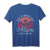 Der Strand von Miami ruft mich Florida T-Shirt - Geschenkidee für Strandliebhaber, USA-Reisende & Florida-Fans zu Weihnachten, 4. Juli & Geburtstagen