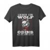 Lieber Ein Wolf Odins Als Ein Lamm Gottes - Witziges Wikinger T-Shirt mit Odin, Wölfen und Raben für Mythologie- und Glaubens-Fans