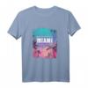 Miami Geschenk für Amerikaner USA Florida T-Shirt  Patriotisches Souvenir für Reisen, Geburtstag & Feiertage