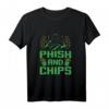 Hacker Computercode Phish und Chips Cybersecurity T-Shirt  Perfekt für IT-Profis, Programmierer & Hacker-Gruppen