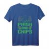 Hacker Computercode Phish und Chips Cybersecurity T-Shirt  Perfekt für IT-Profis, Programmierer & Hacker-Gruppen