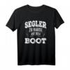 Segler Kapitän Seemann Seefahrer Segelschiff Boot Geschenk T-Shirt  Perfekt für Wassersportler, Regatta-Teilnehmer & Meerliebhaber zu Weihnachten & Geburtstag