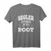 Segler Kapitän Seemann Seefahrer Segelschiff Boot Geschenk T-Shirt  Perfekt für Wassersportler, Regatta-Teilnehmer & Meerliebhaber zu Weihnachten & Geburtstag
