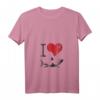 Damen I Love Sharks Funny Marine Biologist T-Shirt mit V-Ausschnitt  Perfektes Geschenk für Meeres- und Fischliebhaber