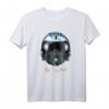 HapBunny Iceman Helmet T-Shirt  Authentisches Top Gun Fan Merchandise für Männer
