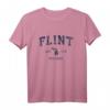 Flint Michigan MI Vintage-Sportdesign Marine-Druck T-Shirt  Patriotisches Geschenk, Old School Logo, für Herren, Damen & Kinder