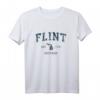 Flint Michigan MI Vintage-Sportdesign Marine-Druck T-Shirt  Patriotisches Geschenk, Old School Logo, für Herren, Damen & Kinder