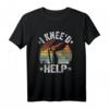Lustiges Knie Operation T-Shirt mit Bionic Knee Club Design  Gute Besserung für Kniegelenkersatz und Reha-Patienten