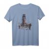 WW2 Kriegsschiff Schlachtschiff T-Shirt  Marine & Militär Geschenk für Veteranen, Schiffs- und Marinefans