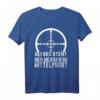Der Mensch im Mittelpunkt - Soldaten und Bundeswehr T-Shirt mit Fadenkreuz für Reservisten, Berufssoldaten & Kameraden
