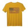 USS Missouri BB-63 Schlachtschiff T-Shirt mit Amerikanischer Flagge im Used-Look  Patriotisches Marine-Shirt für Schiffsliebhaber