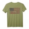 USS Missouri BB-63 Schlachtschiff T-Shirt mit Amerikanischer Flagge im Used-Look  Patriotisches Marine-Shirt für Schiffsliebhaber