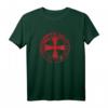 Herren Crusader Knight T-Shirt mit Tempelritter Kreuz & Badge - Mittelalterliches Design, perfekt für Veteranen, Brüder & als Vatertags- oder Memorial Day-Geschenk