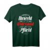Widerstand zur Pflicht T-Shirt - Gegen Unrecht, für Freiheit, Demokratie & Menschenrechte