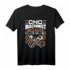 CNC Maschinist CNC Maschine Mechaniker T-Shirt  Perfektes Geschenk für CNC Techniker, Programmierer und Mechaniker zu Weihnachten & Geburtstag