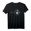 Maschinelles Lernen AI Data Science Heartbeat T-Shirt  Perfektes Geschenk für Programmierer, Data Scientists & Maschinenlern-Ingenieure