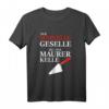 Herren Maurer Geselle - Bestandenes Gesellenprüfung Geschenk T-Shirt mit lustigem Spruch für Bauarbeiter & Handwerker