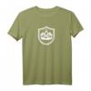 Zimmermann Zimmerer Wappen Schild T-Shirt - Traditionelles Zunftzeichen für Handwerker, Bauarbeiter und Maurer als Geschenk zum Vatertag & Geburtstag