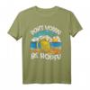 Lustiges Bier Spruch Don't Worry be Hopfy Strand Urlaub T-Shirt  Humorvolles Bier-Design für den Strandurlaub und Mallorca-Partys