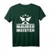 Maurermeister T-Shirt für Handwerker und Bauarbeiter mit Werkzeug  Robuste Berufsbekleidung für Baustellen