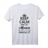 KEEP CALM and let MASON Handle It - Lustiges personalisiertes Name T-Shirt für Geburtstage und besondere Anlässe