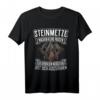 Steinmetz Motiv mit Zunftwappen für Steinmetzmeister T-Shirt  Traditionelles Geschenk für Profis & Berufsstolz