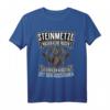 Steinmetz Motiv mit Zunftwappen für Steinmetzmeister T-Shirt  Traditionelles Geschenk für Profis & Berufsstolz