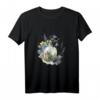 Vintage Cottagecore T-Shirt mit Wildblumen, Biene, Schmetterlingen und Einmachglas - Ästhetische Blumenmode im Aquarellstil