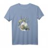 Vintage Cottagecore T-Shirt mit Wildblumen, Biene, Schmetterlingen und Einmachglas - Ästhetische Blumenmode im Aquarellstil