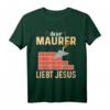 Mauerwerk - Dieser Maurer liebt Jesus T-Shirt, klassisch geschnitten, für gläubige Handwerker und Christen