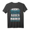 Lustiges Maurer Geschenk Fun T-Shirt für Maurermeister, Gesellen & Azubis  Perfekt zum Geburtstag & Weihnachten