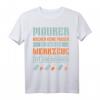 Herren Maurer Lustig Witzig Fun Funny Spruch T-Shirt  Originelle Geschenkidee für Maurer und Handwerker