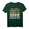 Herren Maurer Meister Maurermeister Azubi Spruch T-Shirt - Lustiges Handwerker Geschenk für Maurer, Azubis & Bauarbeiter