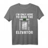 Aufzugstasten Mechaniker Techniker T-Shirt - Humorvolles Berufsshop für Aufzugsprofis und Technikfans