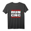 RUN CNC Zerspanungsmechaniker CNC Fräser Programmierer T-Shirt  Lustiges Geschenk für Maschinenbauer, Schlosser & Technik-Profis zu Weihnachten & Geburtstag