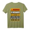 Lustiges KFZ-Mechaniker T-Shirt mit Warnschild  Perfektes Geschenk für Mechaniker, Geburtstag & Weihnachten im Vintage Style
