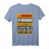 Lustiges KFZ-Mechaniker T-Shirt mit Warnschild  Perfektes Geschenk für Mechaniker, Geburtstag & Weihnachten im Vintage Style