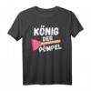 King of the Plunger Installateur Heizwerk Mechaniker T-Shirt  Perfektes Geschenk für Handwerker, Väter und Systemmechaniker