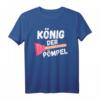 King of the Plunger Installateur Heizwerk Mechaniker T-Shirt  Perfektes Geschenk für Handwerker, Väter und Systemmechaniker